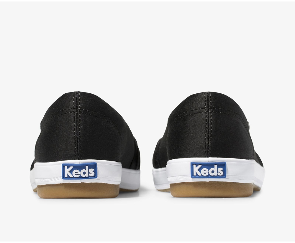 Womens Keds Slip Ons - Carmel - Black - 2341-BTSKU